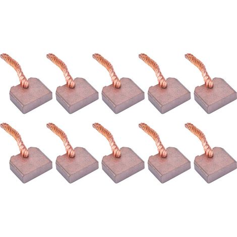 Konvolut von 10 Kohlebürsten – FT-128 Anlasser – J458 Motor – 8x25x21mm – Austauschset