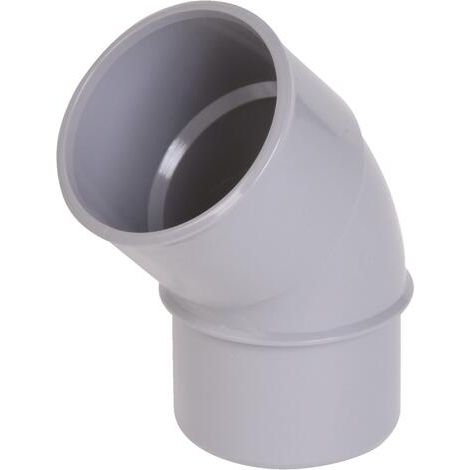 Coude PVC 45° MF 80 Nicoll -NF-