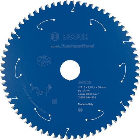 Bosch for Laminated Panel Circular Saw Blade 210x2.1/1.4x30 T66 2608644551 (1/4)