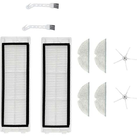 Pour 1S S5Max T7Pro T6 robotique accessoires de balayeuse chiffon brosse remplacement de filtre kit Small White brosse (1/5)
