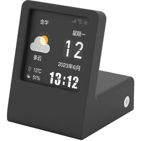 Digitale WLAN-Tischuhr mit Thermometer, Hygrometer und Wetterstation – SD1 XLP (1/4)
