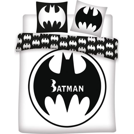Parure de lit double 240x220 cm Batman Logo Batman