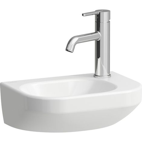 LAUFEN LUA Handwaschbecken, 1 Hahnloch rechts, Becken links, ohne (1/4)