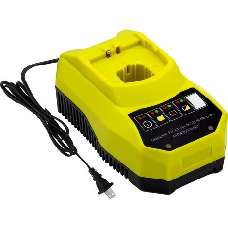 Batterie Lithium, capacité 8000mAh, tension 18V, compatible avec Ryobi, Chargeur 4A (1/2)