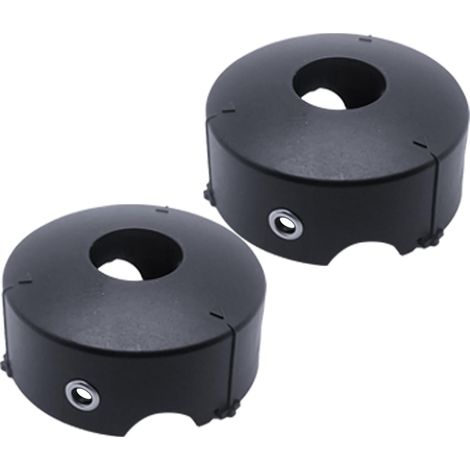 F016800175 Ersatzspule für Bosch ART 23 26 30 Combitrim Easytrim Freischneider 1,6 mm x 8 m mit Abdeckung F016L71088 (2 Abdeckungen)