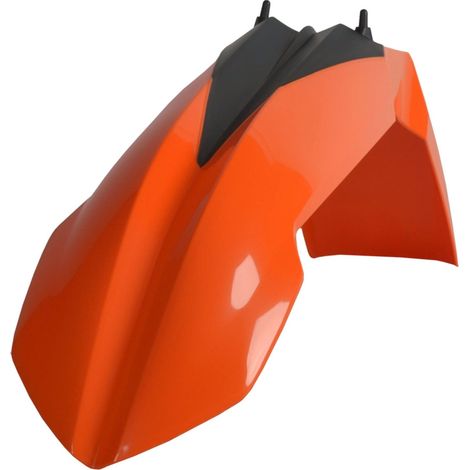 Garde-boue avant Polisport pour KTM SX, SXF, EXC et XC (2007-2013), orange et résistant.