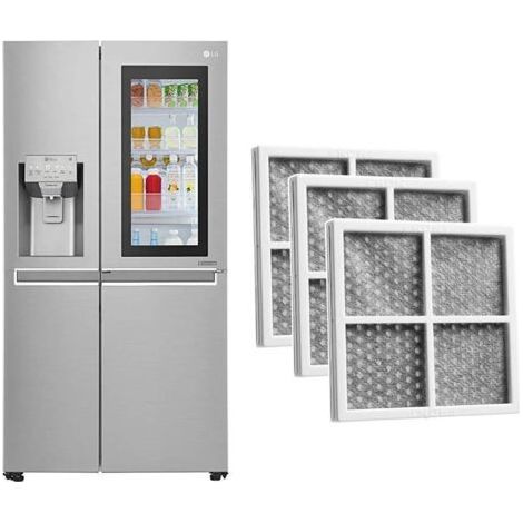 Filtres à air pour réfrigérateur LG Pure N Fresh - Lot de 3 filtres de rechange - Compatibles avec les réfrigérateurs et purificateurs d'air LG LT120F, LFX31925SW et LFX31925SB-AquaForge (1/5)