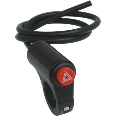 Interrupteur universel pour moto, bouton de feux de détresse à double clignotement, avertissement.