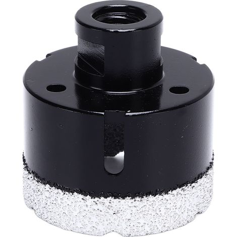 Foret Diamant 60mm M14 pour Marbre, Granit, Béton - Outil de Perçage Professionnel Noir (1/5)