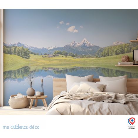 Papier peint : Montagnes lointaines 2 - Intissé - 200 cm - 280 cm (1/5)