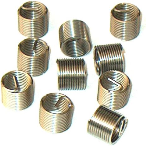 Elicoide confezione da 10 pezzi per filetto danneggiato Ø 10mm passo 1.50mm L10.0