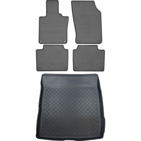 Juego de alfombrillas de goma para coche y maletero para Volvo S90 Limousine/Sedán (4 puertas) a partir de octubre de 2016. (1/5)