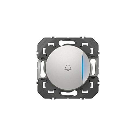 Interruptor luminoso Legrand Dooxie aluminio 7.3 cm