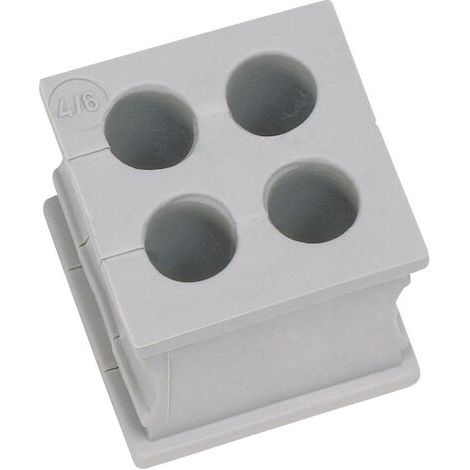 Passe-câbles Icotek KT 4/3 39914 fendu Ø max. des bornes 3 mm Elastomère gris 1 pc(s) (1/2)