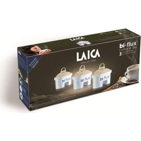 Laica Filtres Bi-Flux Marron pour Carafe Eau Pure