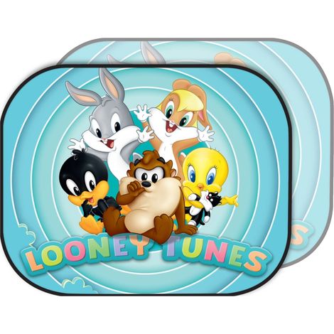 coppia tendine auto laterali "looney tunes" 44x35 cm (1/4)