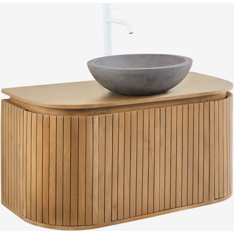 Conjunto de mueble de baño en madera de mango Analis SKLUM             