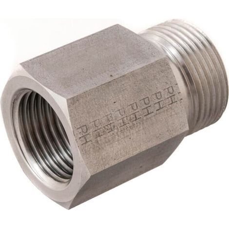 Racor hembra 16S x 1/2" BSP acero inox. PH HYDRAULIK GAS16SR12SS