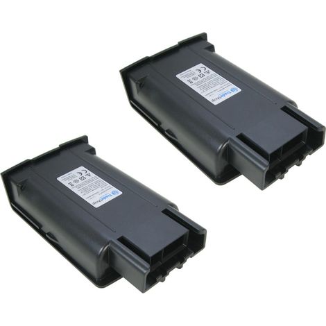 2x Trade-Shop Premium Li-Ion Akku 18V / 2000mAh / 36Wh ersetzt Kärcher 4.654-279.0 46542790 für Kärcher Kehrmaschine KM35/5, KM 35/5 C