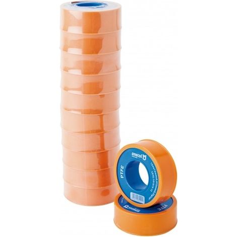 Teflonband von 12 Metern für Rohre (Pack x 10)  Exclusives Angebot