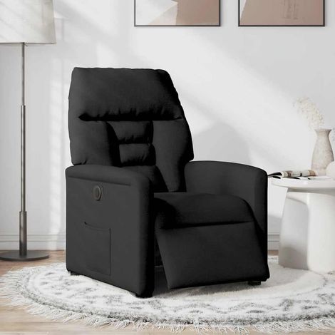 Maison Exclusive - Relaxsessel Elektrisch Schwarz Stoff