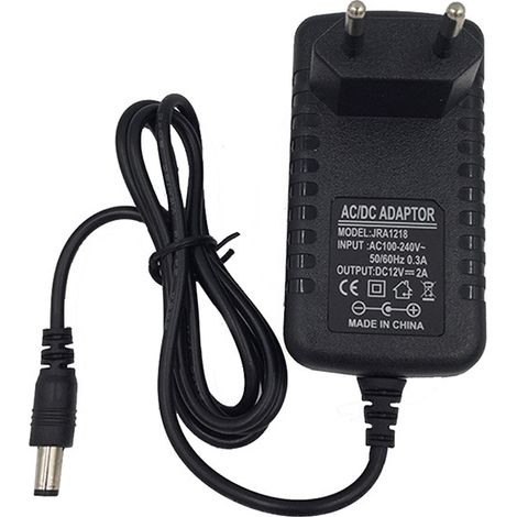 adaptateur secteur power supply 12v 2a avec caméra de surveillance légère lumière LED avec adaptateur secteur 12v (1/4)