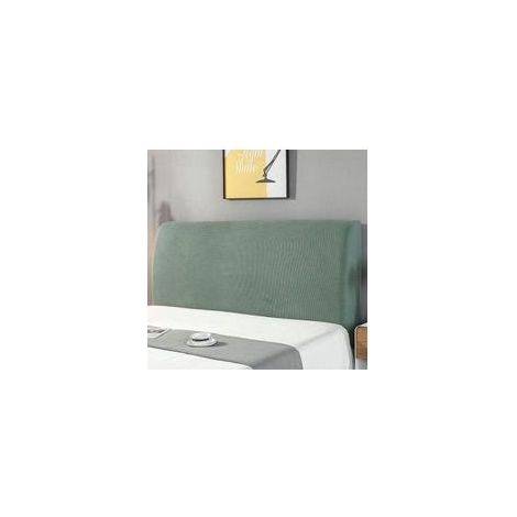 Housse De Tête De Lit Protecteur Housse De Tête De Lit Solide Conception Tête De Lit Housse De Tête De Lit Housse De Tête De Lit Lavable Amovible Chambre De Couleur Solide(Vert,140 160cm) (1/5)