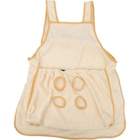 Katzentragetasche, Katzen-Schlafsack, Plüsch-Schlafsack, verstellbar, ideal zum Wandern-leg out beige (1/5)