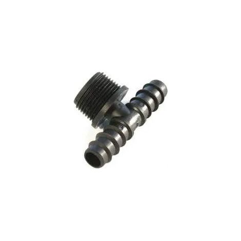 Té cannelé pvc M20x27/16 pour goutte à goutte