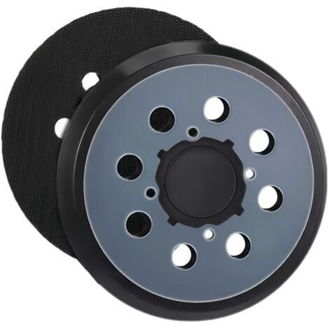 Platorello abrasivo da 125 mm in 2 pezzi per Dewalt, platorello abrasivo a 8 fori da 5 pollici per DWE6421 6421K DWE6423 6423K DCW210B DWE64233&N329079, platorello di ricambio con chiusura a strappo (1/5)