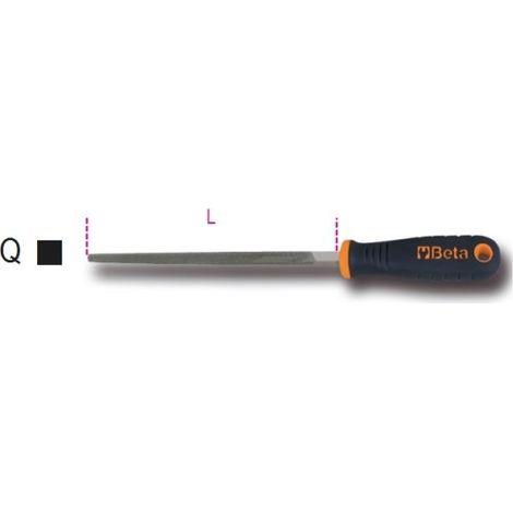 Beta 1719BMD12 Lime con impugnatura a taglio bastardo grossolano 300 mm - Q