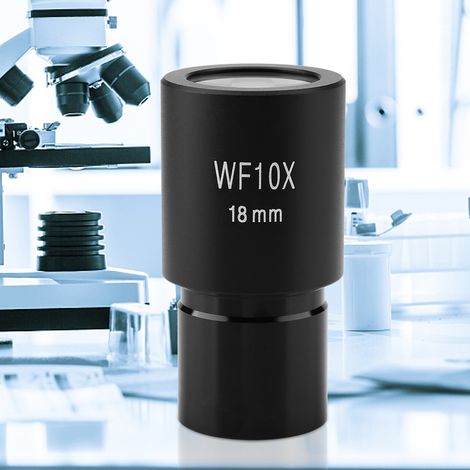 DM-WF001 10x Weitfeldokular 23,2 mm für biologische Mikroskope (1/5)