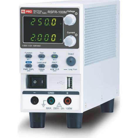 Alimentation de laboratoire, 0 250V, 2A, 1 sortie 100W ( Prix pour 1 ) (1/3)