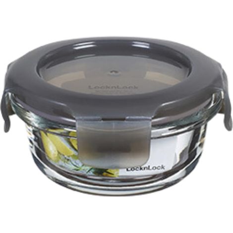 Boîtes de conservation en verre avec couvercle 130 ml rondes Ø 100 x 50 mm Réfrigérateur, congélateur et lave-vaisselle Verre borosilicate passe au four jusqu'à 400 °C (1/5)