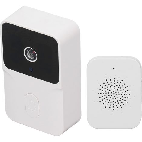 Sonnette connectée avec caméra vidéo sans fil WiFi M8 480p HD et vision nocturne pour l'application Tuya (1/5)