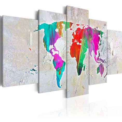 Quadro - Colourful Planet - 200x100 (1/4)