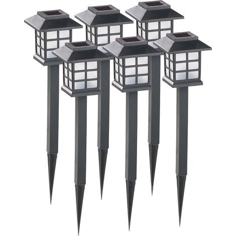 Lampe solaire LED d'extérieur pour cour, petite lanterne de palais, lampe de jardin à poser au sol, mini lampe solaire, étanche (1/5)