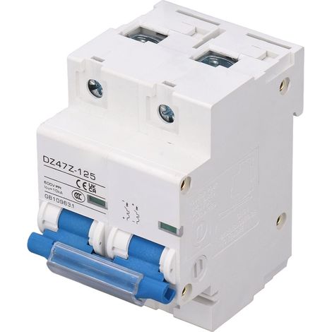 PV-Luftleistungsschalter, Miniatur-Gleichstrom-Leistungsschalter 600 V mit Hochstrom-Kurzschlussschutz und feuerfestem Gehäuse für Solaranlagen (D80) (1/5)