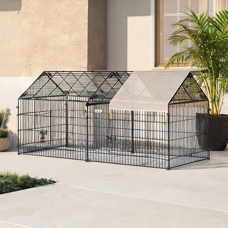 Cage pour rongeur en acier plastique 220 x 103 x 103 cm (1/5)