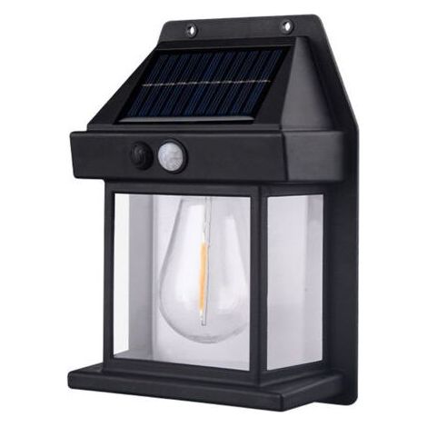Lampe solaire d'extérieur étanche IP65 – Capteur de mouvement – 3 modes d'éclairage – Batterie 1800mAh – Durée de vie 50000 heures (1/5)