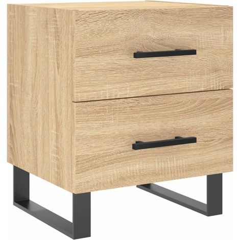 Maison Exclusive - Nachttisch Sonoma-Eiche 40x35x47,5 cm Holzwerk