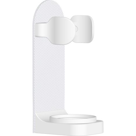 Support Brosse a Dent Electrique, Porte Brosse à Dents Electrique Lot de 2 Blanc (1/5)