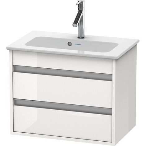 Meuble sous-vasque KETHO COMPACT 480x600x385mm blanc brillant