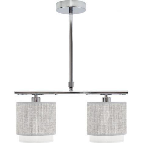 FAB 111052028 Kenia Lampe 2xe14 Grau / weiß