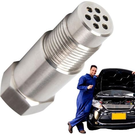 Prolongateur Adaptateur pour Collecteur d'Échappement Raccord Fileté Hexagonal Haute Pression Connecteur Accessoire en Métal Acier Inoxydable Outil Automobile pour Atelier Mécanique Maison (1/5)