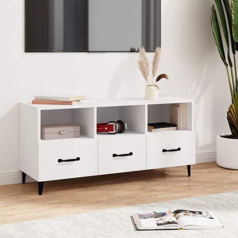 Mueble de TV madera contrachapada 102x35x50 cm