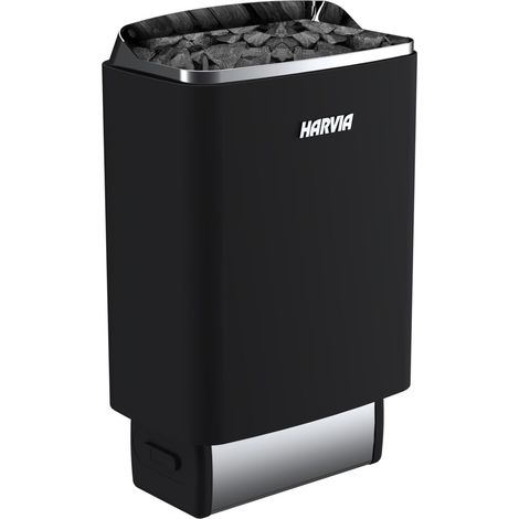Harvia Saunaofen 9 kW Harvia Top Steel M90E für externe Steuerung BxTxH: 41x29x65 cm, 9kW, ohne Saunasteine, Steinkammer max. 20 Kg