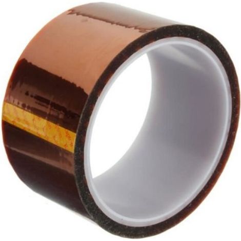 50mm 33m Ruban Kapton adhésif en Film Polyimide résistant à haute température(fauve) (1/2)