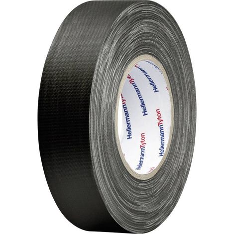 Ruban adhésif toilé HelaTape Tex HellermannTyton 712-00504 noir (L x l) 50 m x 19 mm caoutchouc 1 pc(s)