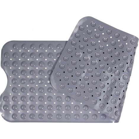 Tapis de bain grand format antidérapant, tapis de bain et de douche extra long (1/5)